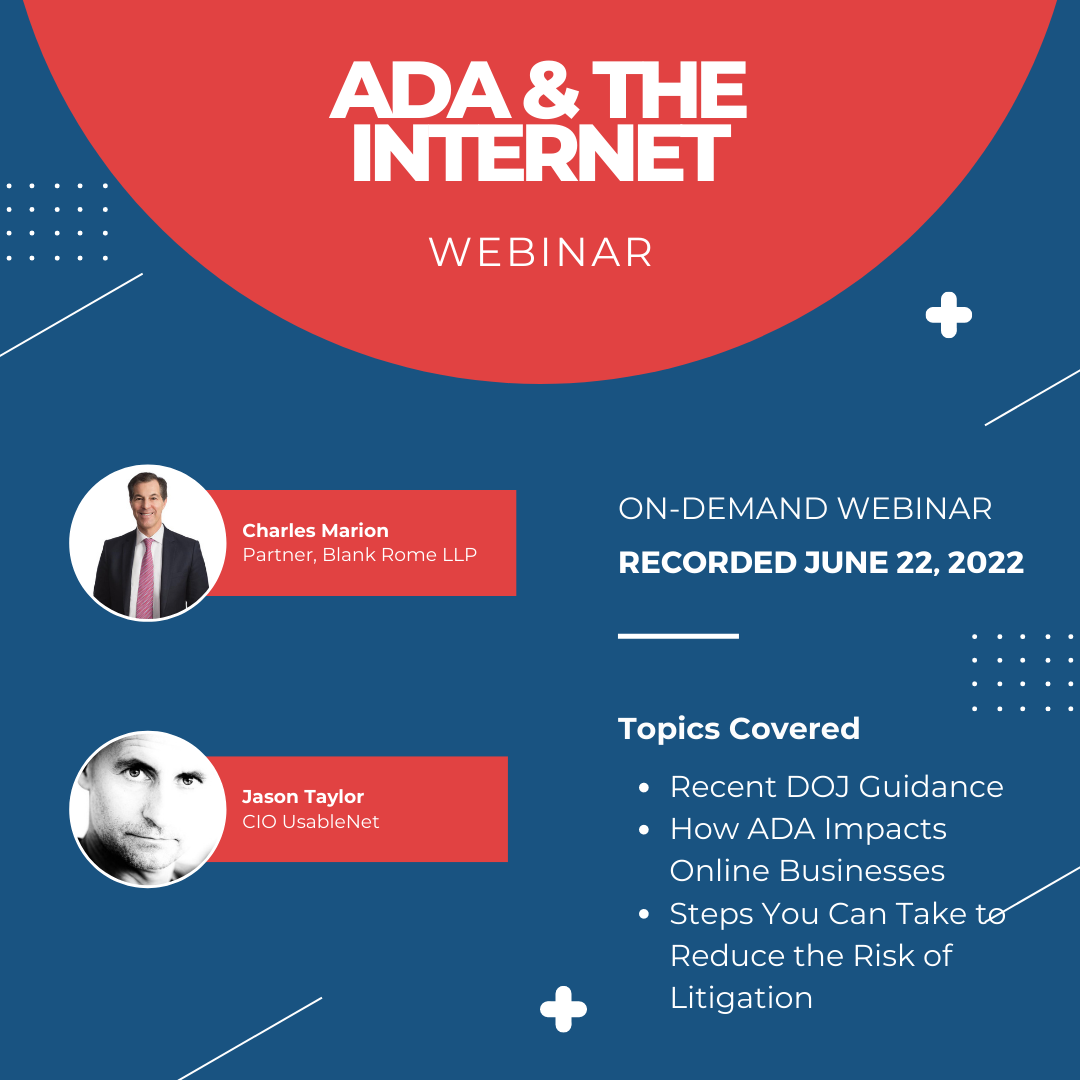 ADA & The Internet: A 2022 Web Accessibility Legal Update image